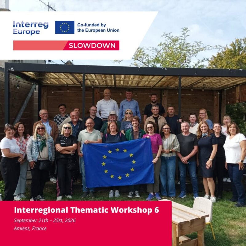 SlowDown ITW6 22-24 settembre 2026 ad Amiens, Francia