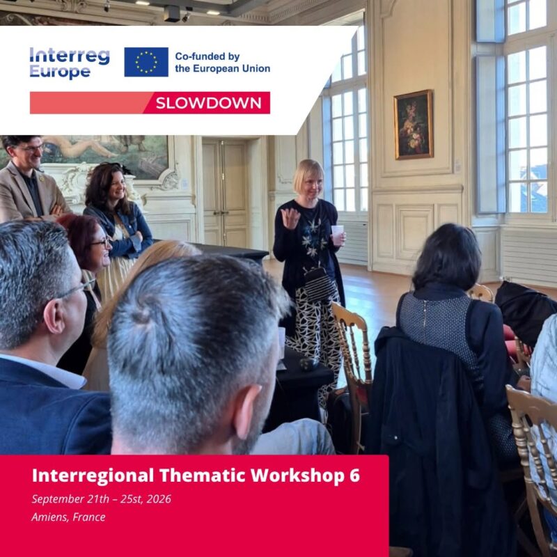 SlowDown ITW6 22-24 settembre 2026 ad Amiens, Francia