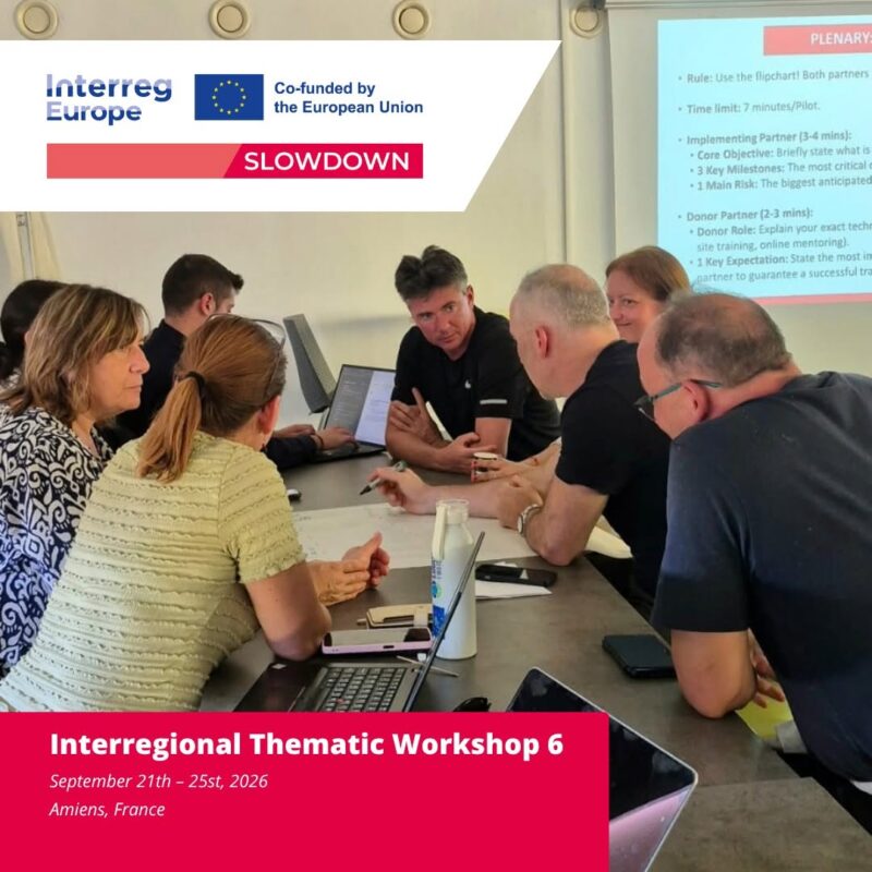 SlowDown ITW6 22-24 settembre 2026 ad Amiens, Francia