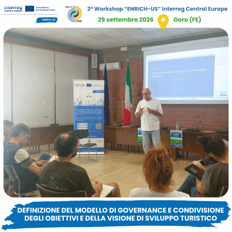 Svolto 2° Workshop ENRICH-US 29 settembre 2026 a Goro FE