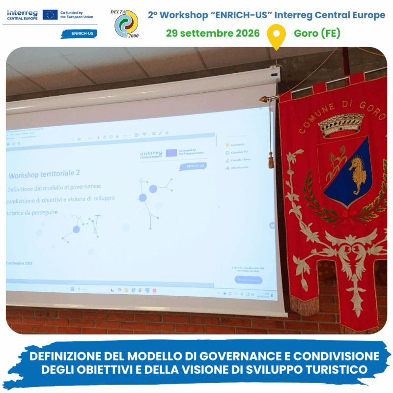Svolto 2° Workshop ENRICH-US 29 settembre 2026 a Goro FE