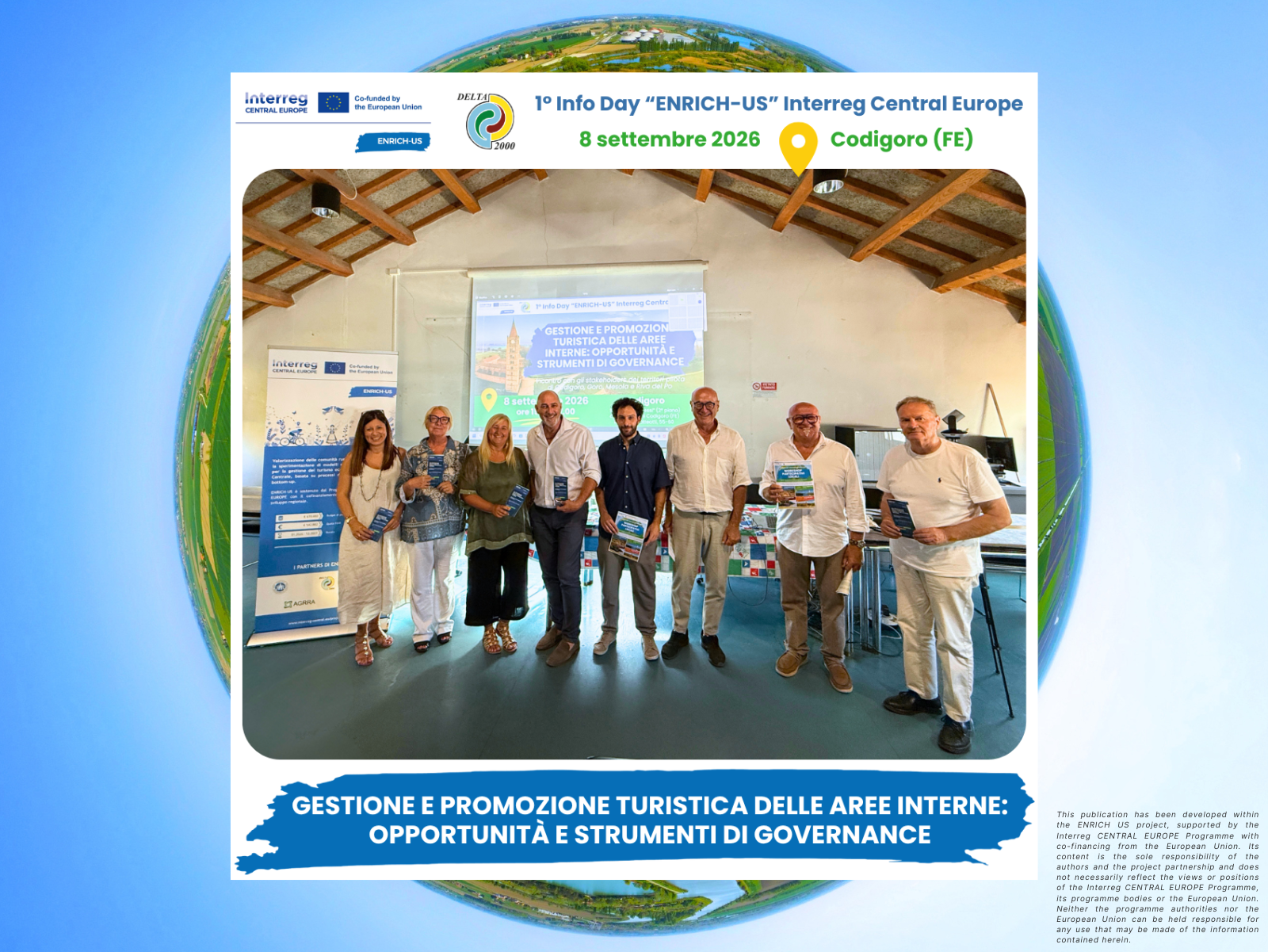 Svolto il 1° Info Day ENRICH-US 8 settembre a Codigoro