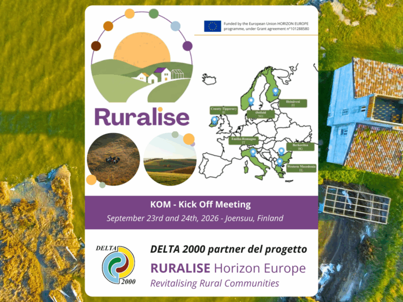 Kick-Off Meeting RURALISE Horizon Europe - 23-24 settembre 2026, Finlandia