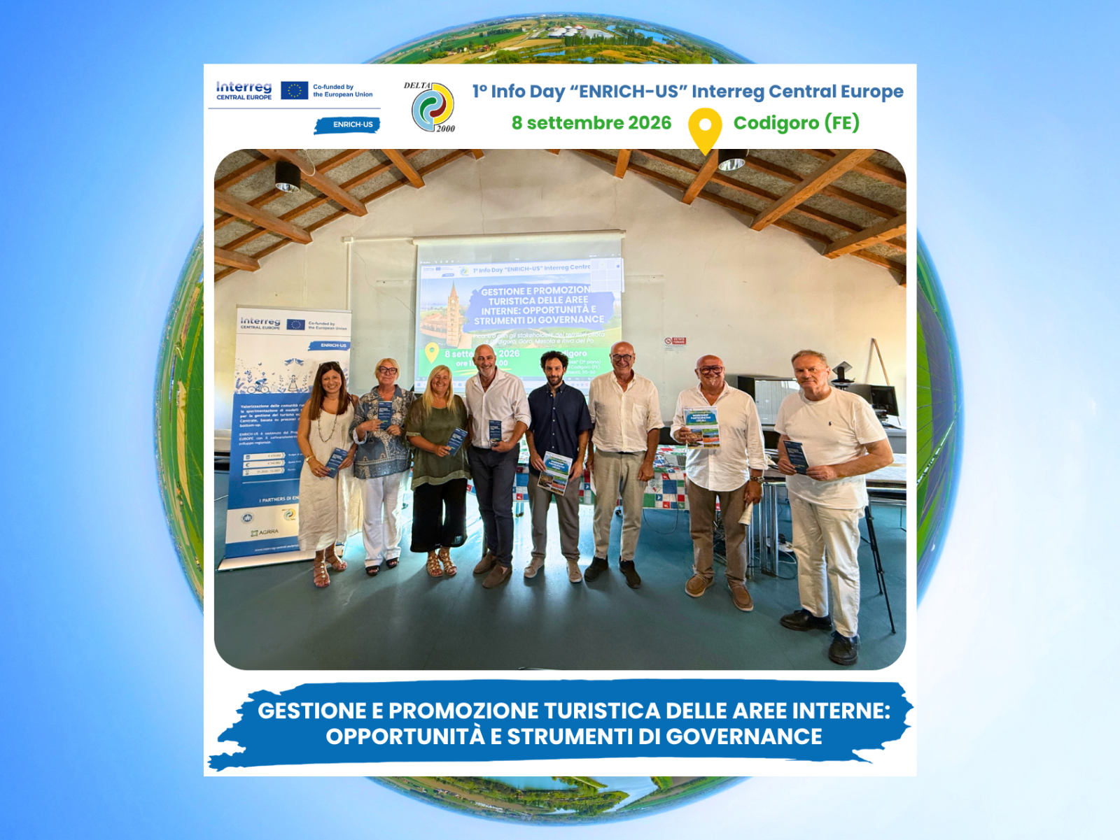 Svolto il 1° Info Day ENRICH-US 8 settembre a Codigoro