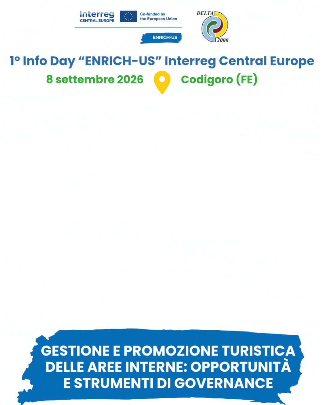 Svolto il 1° Info Day ENRICH-US 8 settembre a Codigoro