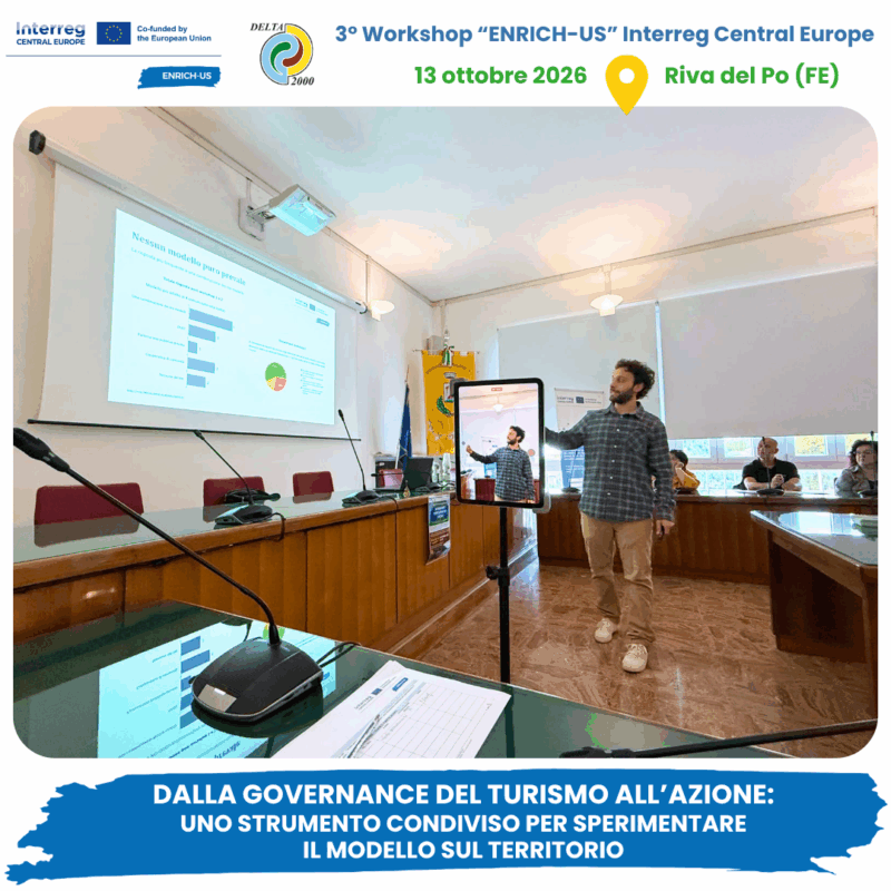 Svolto 3° Workshop ENRICH-US 13 ottobre 2026 a Riva del Po - Berra FE