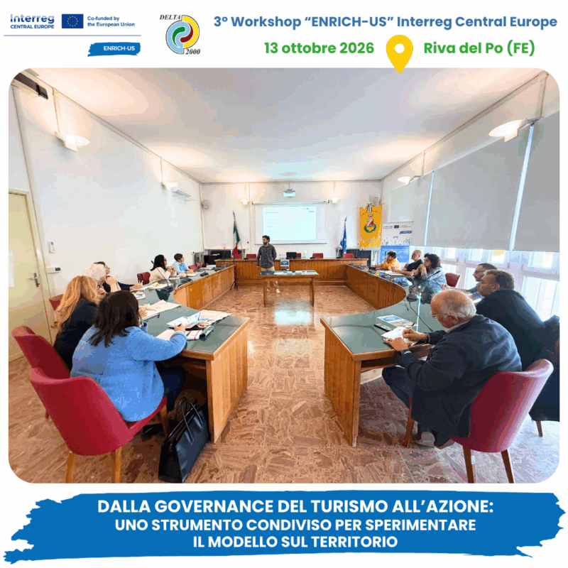 Svolto 3° Workshop ENRICH-US 13 ottobre 2026 a Riva del Po - Berra FE