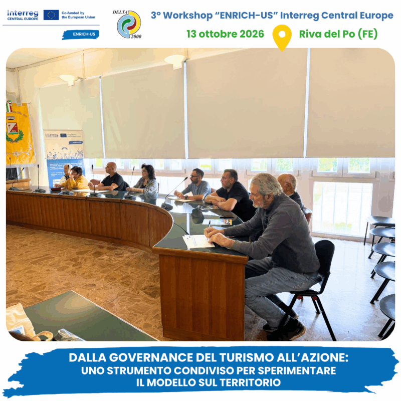 Svolto 3° Workshop ENRICH-US 13 ottobre 2026 a Riva del Po - Berra FE