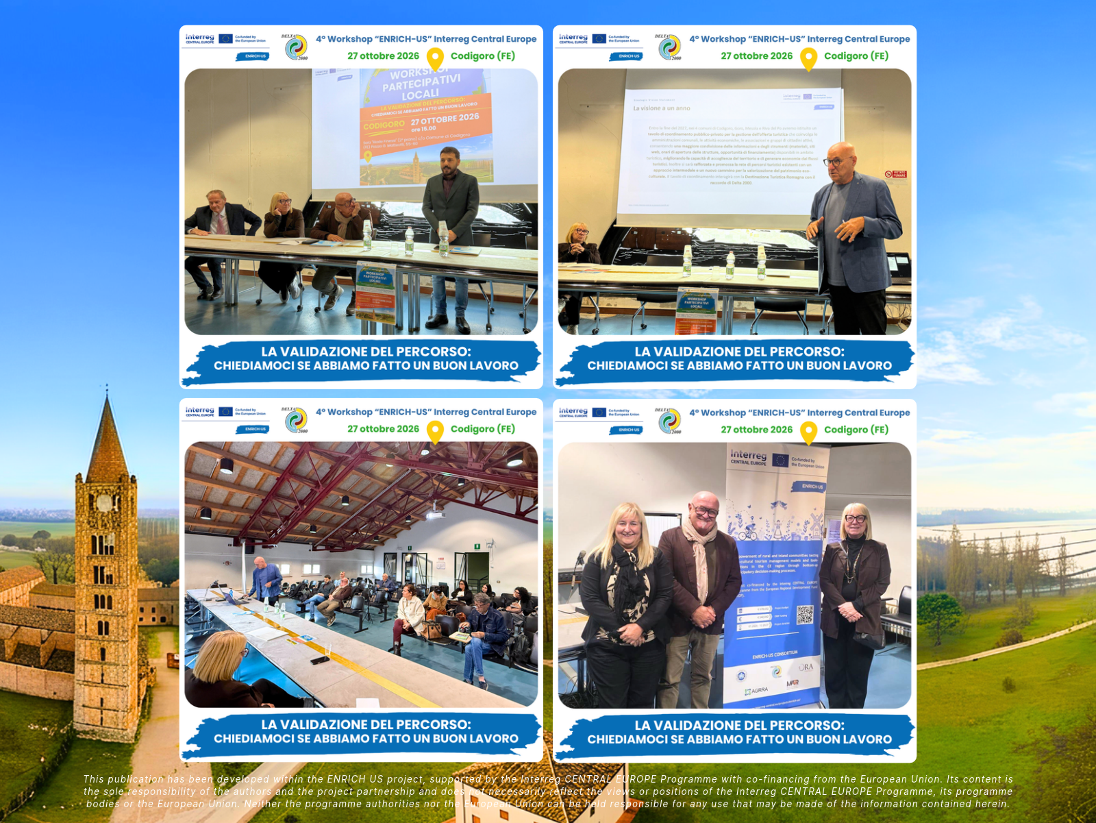 Svolto 4° Workshop ENRICH-US 27 ottobre 2026 a Codigoro FE
