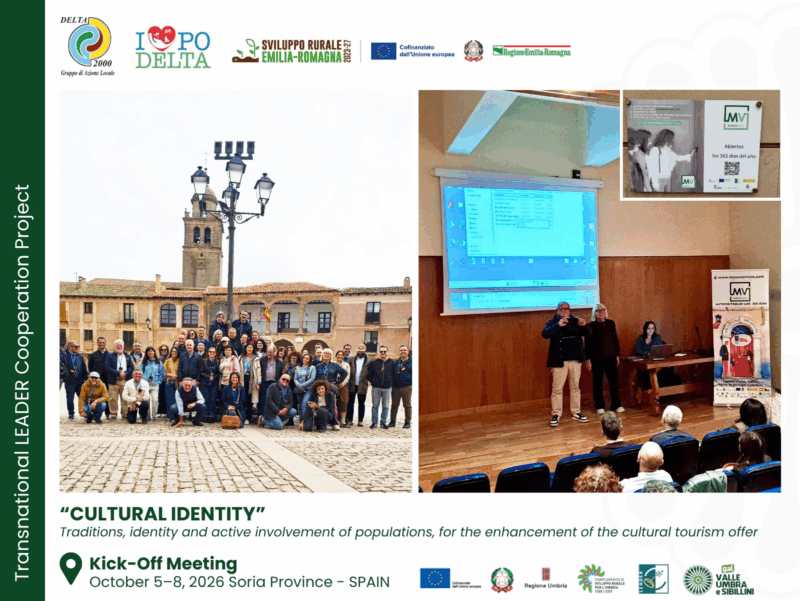 Luoghi della cultura aperti, territori vivi: il GAL DELTA 2000 con CULTURAL IDENTITY alla scoperta dei Museos Vivos in Spagna 5-8 ottobre 2026